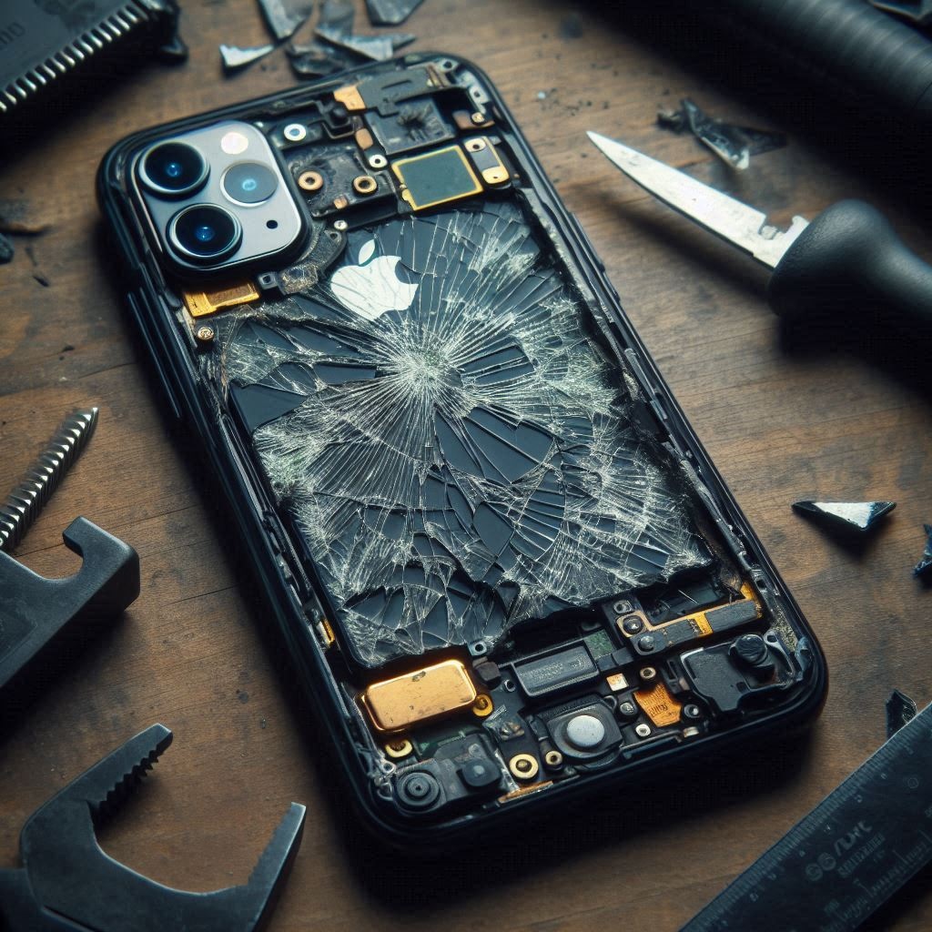 Thay kính lưng điện thoại  iPhone “cứu vãn” điện thoại bị vỡ nứt