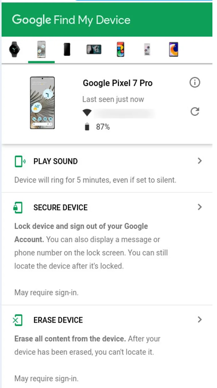 su dung google find my device - Sua chua dien thoai Minh Phat Mobile Bac Liêu 0979150456